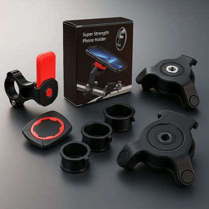 VibraLock Pro™ – Support de Téléphone Anti - Vibration pour Moto, VTT et Vélo - FaciliCasa