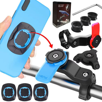 VibraLock Pro™ – Support de Téléphone Anti - Vibration pour Moto, VTT et Vélo - FaciliCasa