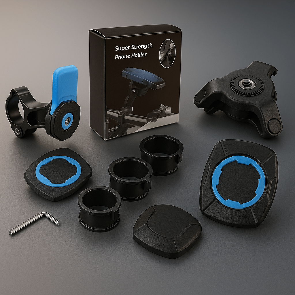 VibraLock Pro™ – Support de Téléphone Anti - Vibration pour Moto, VTT et Vélo - FaciliCasa